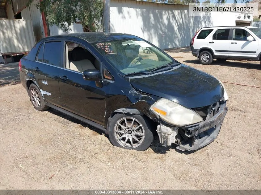 3N1BC11E67L430325 2007 Nissan Versa S/Sl