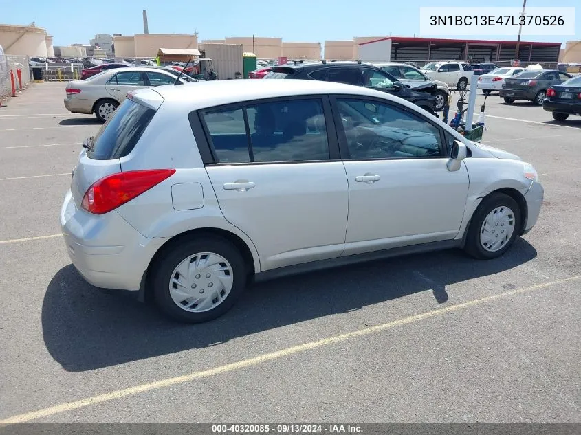 3N1BC13E47L370526 2007 Nissan Versa 1.8S