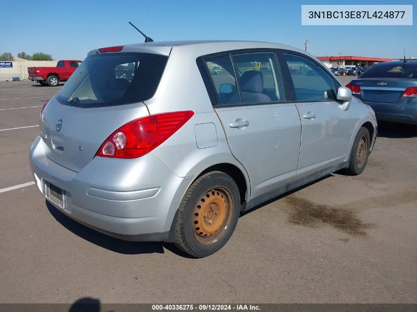 3N1BC13E87L424877 2007 Nissan Versa 1.8S