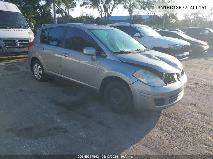 3N1BC13E77L400151 2007 Nissan Versa S/Sl