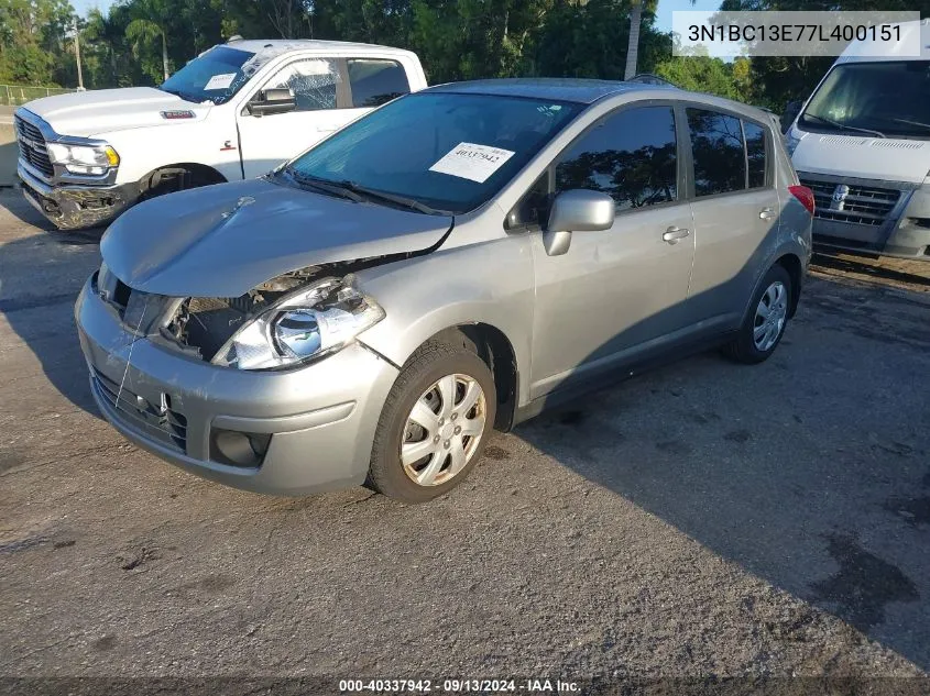 3N1BC13E77L400151 2007 Nissan Versa S/Sl