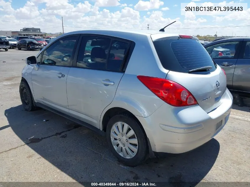 2007 Nissan Versa S/Sl VIN: 3N1BC13E47L395443 Lot: 40349844