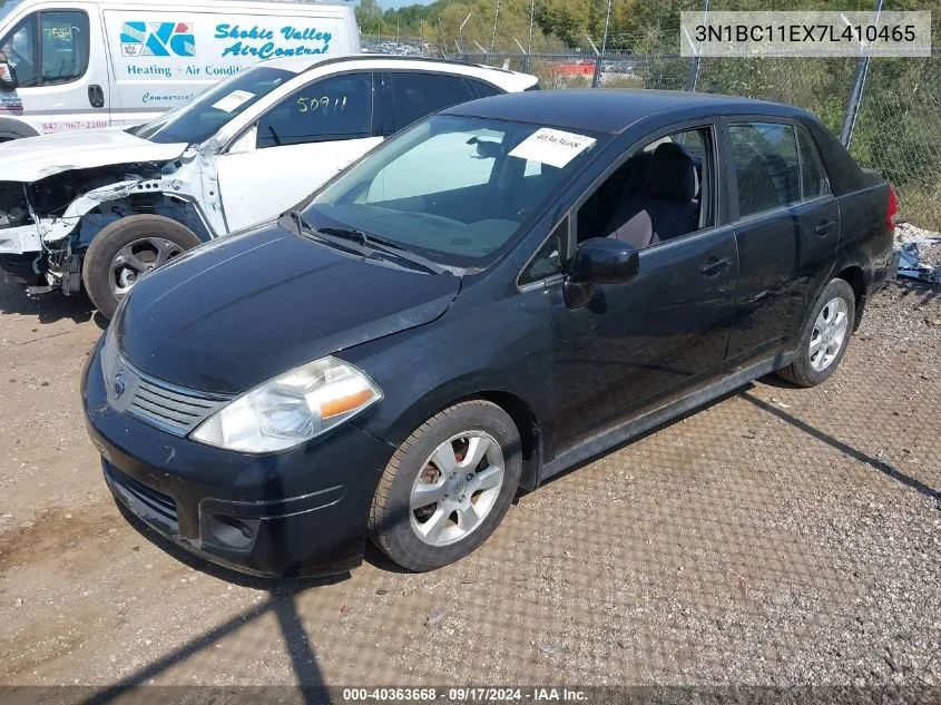 2007 Nissan Versa 1.8Sl VIN: 3N1BC11EX7L410465 Lot: 40363668