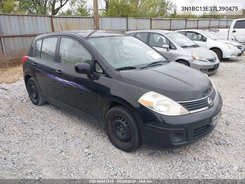 2007 Nissan Versa S/Sl VIN: 3N1BC13E37L390475 Lot: 40441516