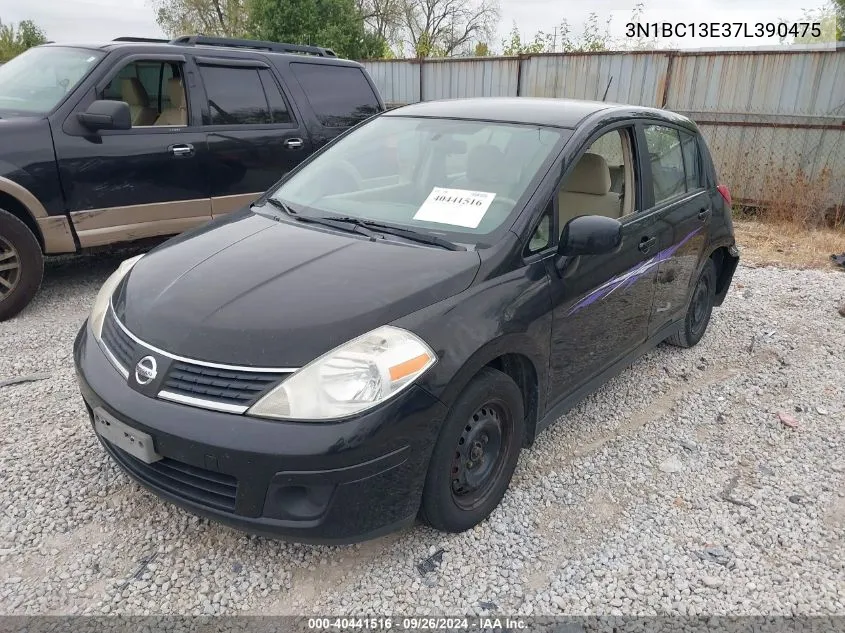 2007 Nissan Versa S/Sl VIN: 3N1BC13E37L390475 Lot: 40441516