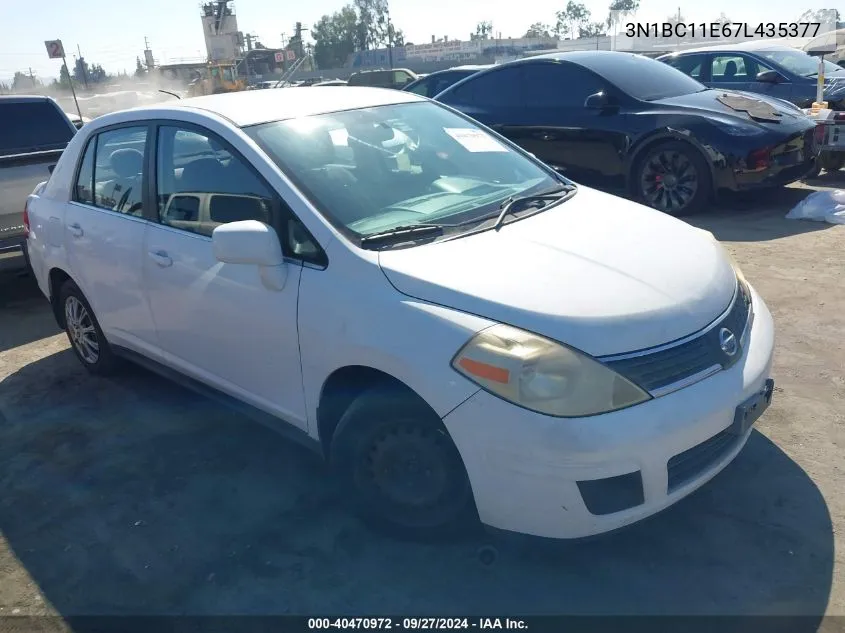 2007 Nissan Versa 1.8S VIN: 3N1BC11E67L435377 Lot: 40470972