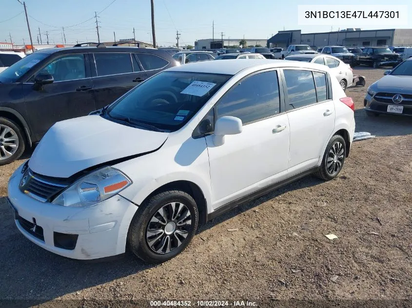 2007 Nissan Versa 1.8S VIN: 3N1BC13E47L447301 Lot: 40484352