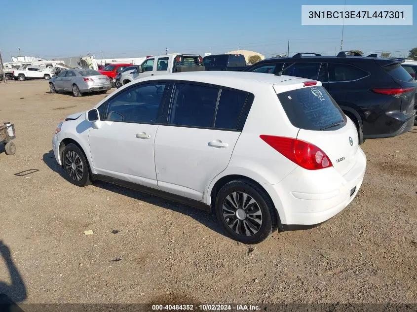 2007 Nissan Versa 1.8S VIN: 3N1BC13E47L447301 Lot: 40484352