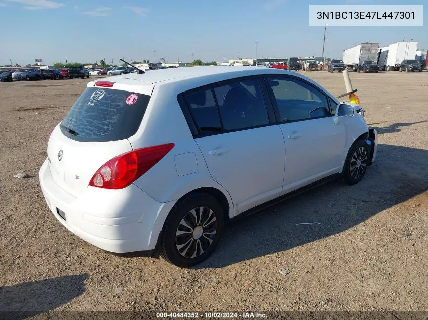 2007 Nissan Versa 1.8S VIN: 3N1BC13E47L447301 Lot: 40484352