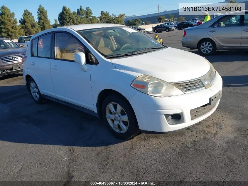 2007 Nissan Versa 1.8Sl VIN: 3N1BC13EX7L458108 Lot: 40495867