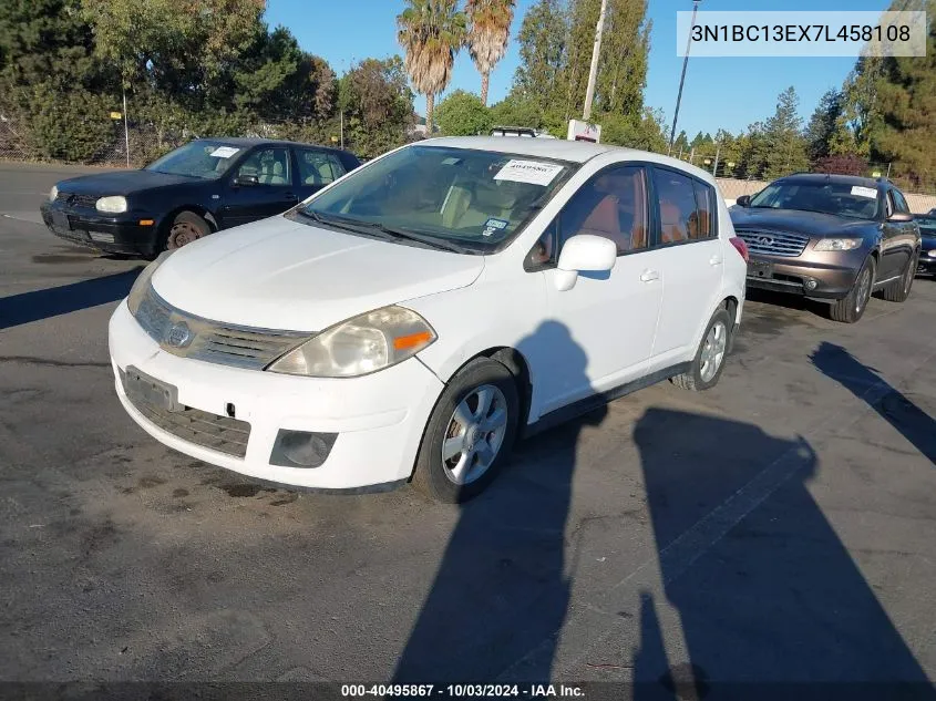 2007 Nissan Versa 1.8Sl VIN: 3N1BC13EX7L458108 Lot: 40495867