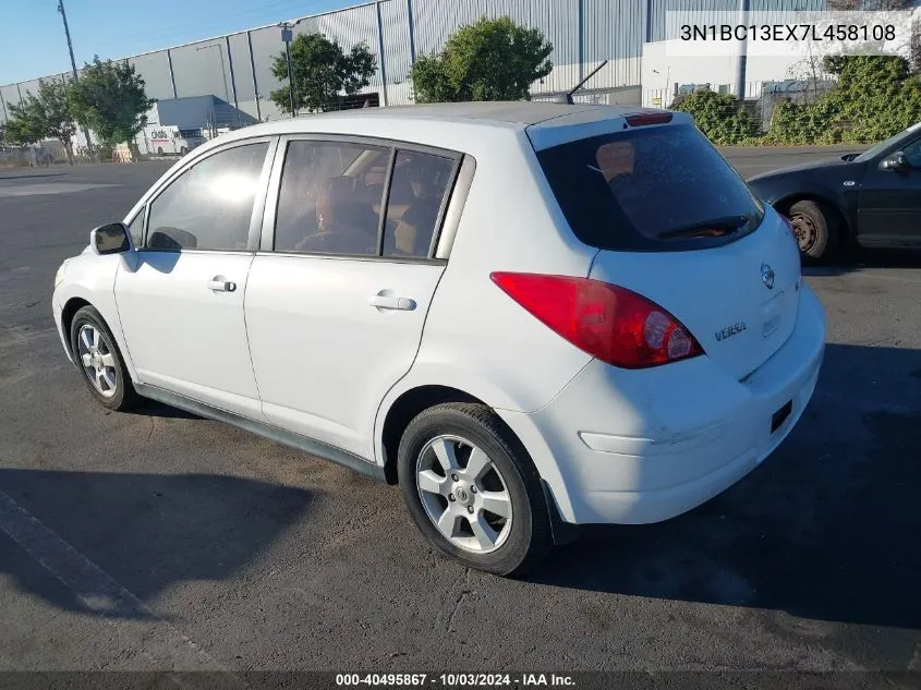 2007 Nissan Versa 1.8Sl VIN: 3N1BC13EX7L458108 Lot: 40495867