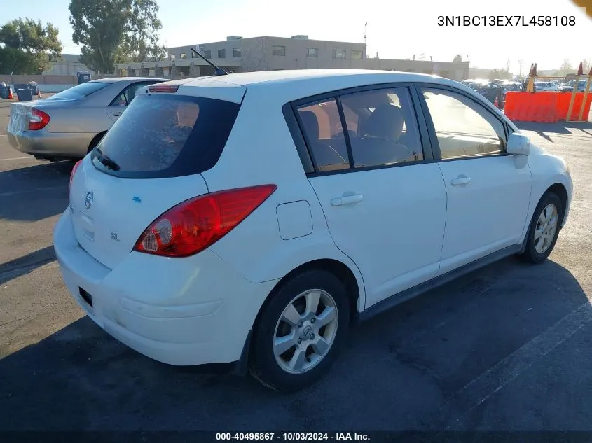 2007 Nissan Versa 1.8Sl VIN: 3N1BC13EX7L458108 Lot: 40495867