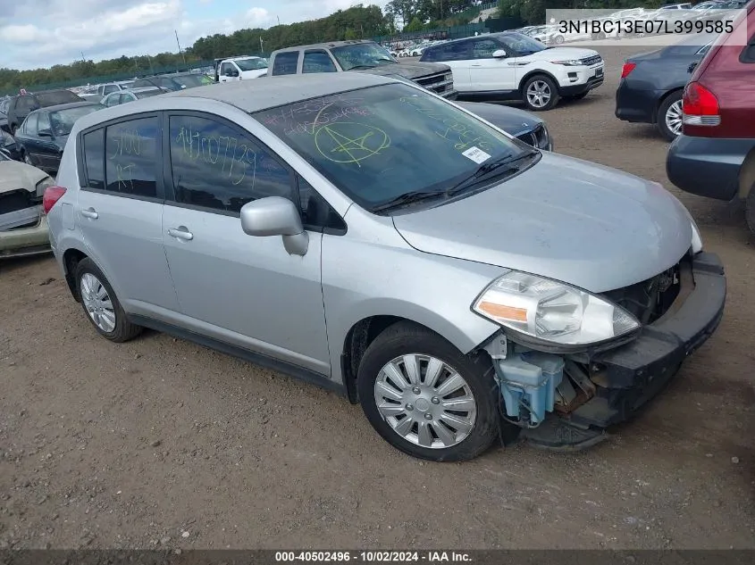 2007 Nissan Versa 1.8S VIN: 3N1BC13E07L399585 Lot: 40502496