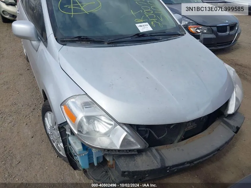 2007 Nissan Versa 1.8S VIN: 3N1BC13E07L399585 Lot: 40502496