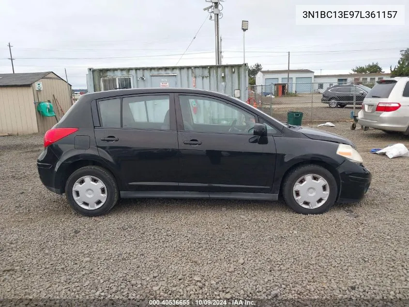 2007 Nissan Versa S/Sl VIN: 3N1BC13E97L361157 Lot: 40536655