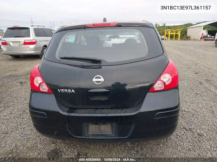 2007 Nissan Versa S/Sl VIN: 3N1BC13E97L361157 Lot: 40536655