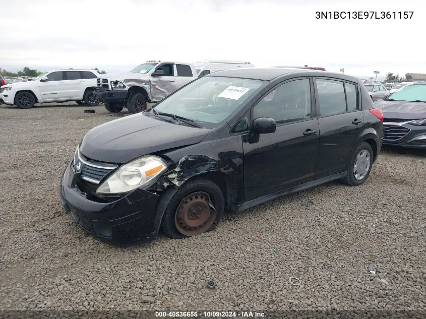 2007 Nissan Versa S/Sl VIN: 3N1BC13E97L361157 Lot: 40536655