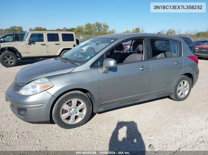 2007 Nissan Versa 1.8Sl VIN: 3N1BC13EX7L358252 Lot: 40555259