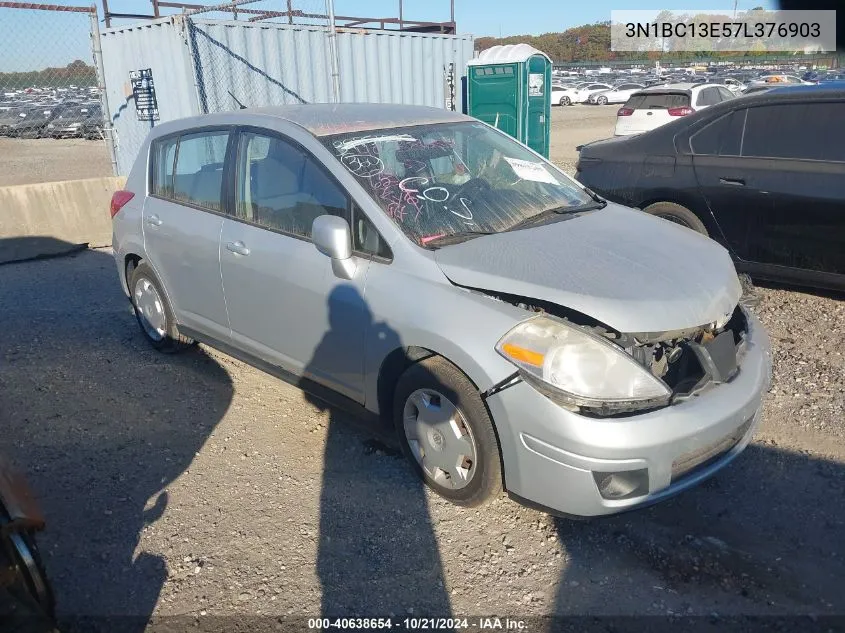 2007 Nissan Versa 1.8S VIN: 3N1BC13E57L376903 Lot: 40638654