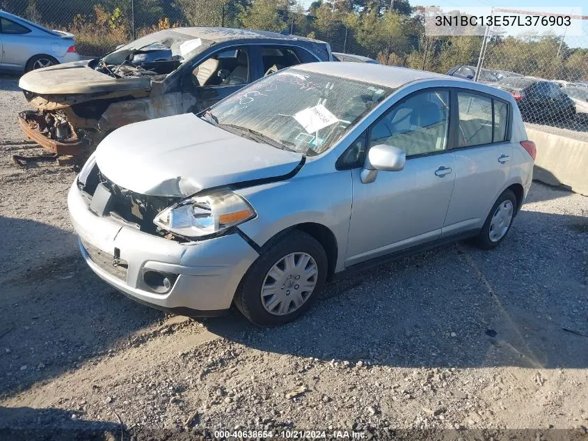 2007 Nissan Versa 1.8S VIN: 3N1BC13E57L376903 Lot: 40638654