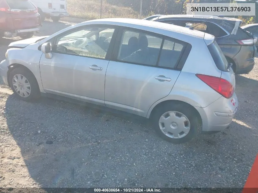 2007 Nissan Versa 1.8S VIN: 3N1BC13E57L376903 Lot: 40638654