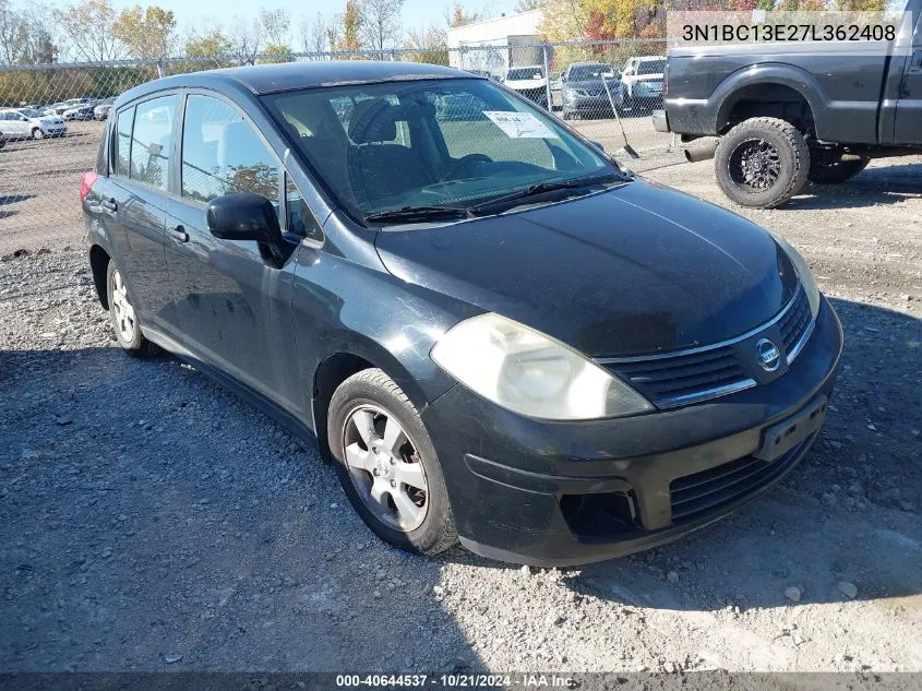 2007 Nissan Versa 1.8Sl VIN: 3N1BC13E27L362408 Lot: 40644537