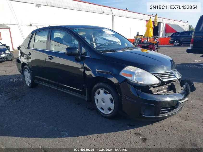 2007 Nissan Versa 1.8S VIN: 3N1BC11EX7L432854 Lot: 40680399