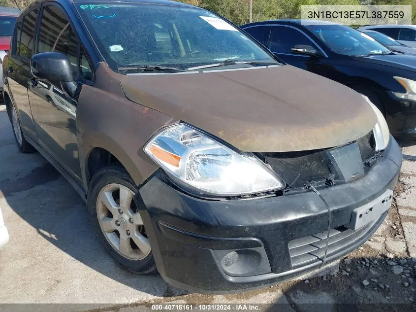 2007 Nissan Versa 1.8Sl VIN: 3N1BC13E57L387559 Lot: 40715161