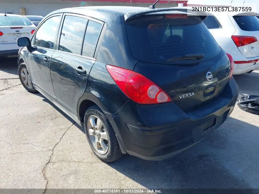 2007 Nissan Versa 1.8Sl VIN: 3N1BC13E57L387559 Lot: 40715161