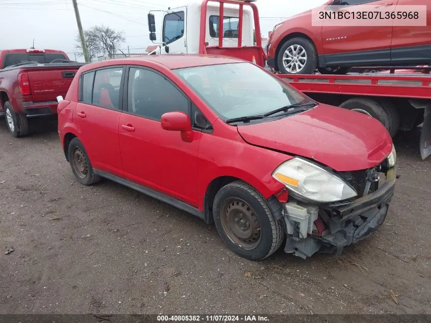 2007 Nissan Versa 1.8S VIN: 3N1BC13E07L365968 Lot: 40805382