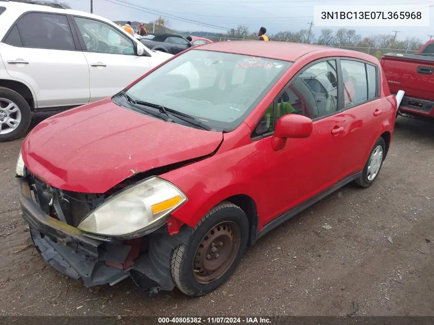 2007 Nissan Versa 1.8S VIN: 3N1BC13E07L365968 Lot: 40805382