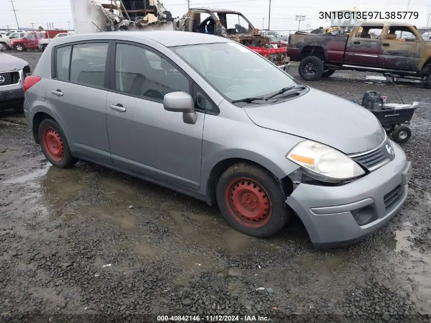 2007 Nissan Versa 1.8S VIN: 3N1BC13E97L385779 Lot: 40842146