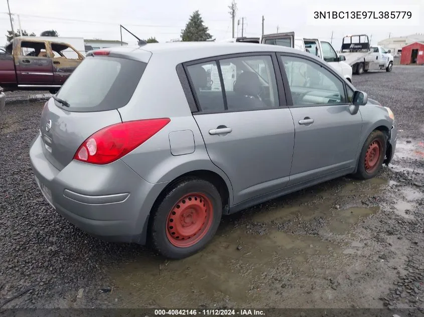 2007 Nissan Versa 1.8S VIN: 3N1BC13E97L385779 Lot: 40842146