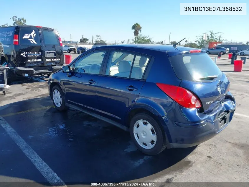 2007 Nissan Versa 1.8S VIN: 3N1BC13E07L368532 Lot: 40867395