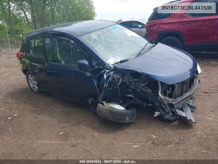 3N1BC13E28L443538 2008 Nissan Versa 1.8Sl