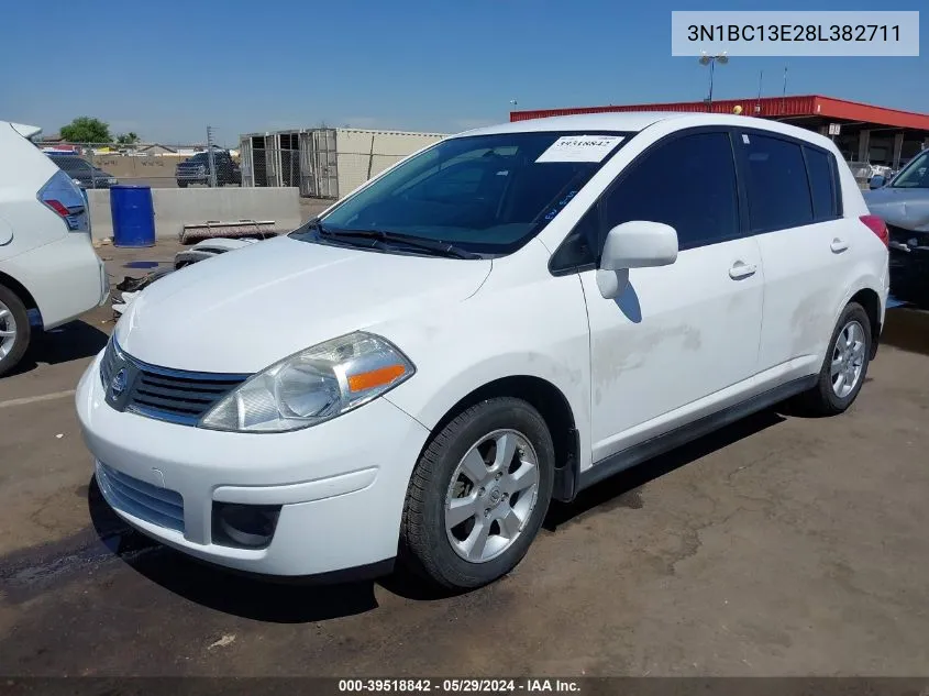 3N1BC13E28L382711 2008 Nissan Versa 1.8Sl