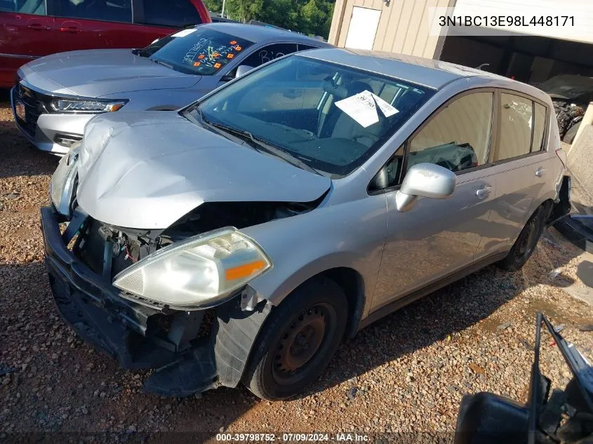 2008 Nissan Versa 1.8S VIN: 3N1BC13E98L448171 Lot: 39798752