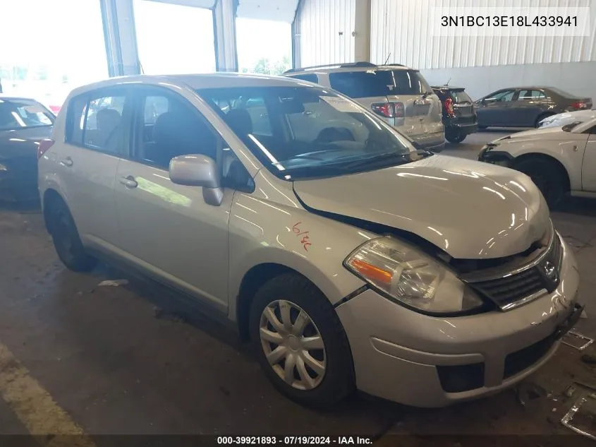 2008 Nissan Versa 1.8S VIN: 3N1BC13E18L433941 Lot: 39921893