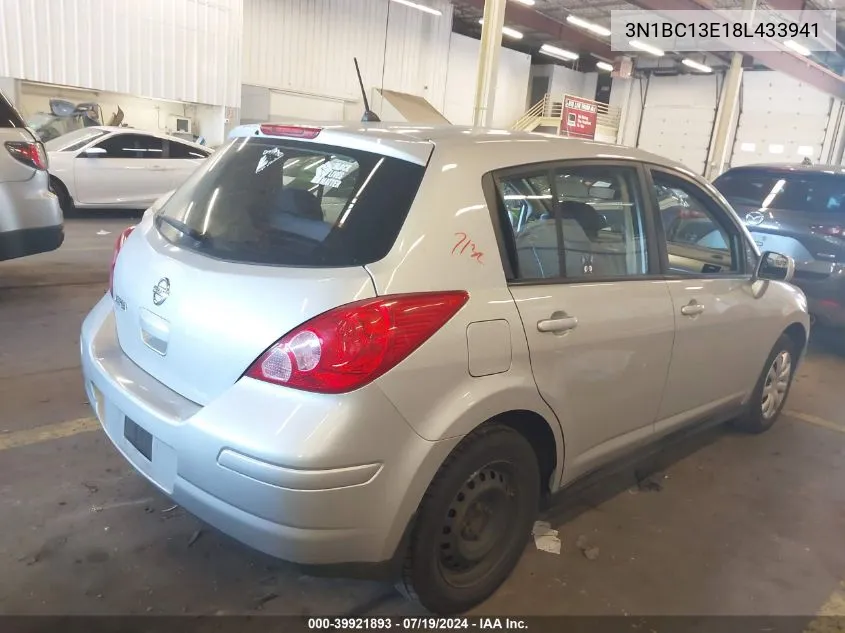 2008 Nissan Versa 1.8S VIN: 3N1BC13E18L433941 Lot: 39921893