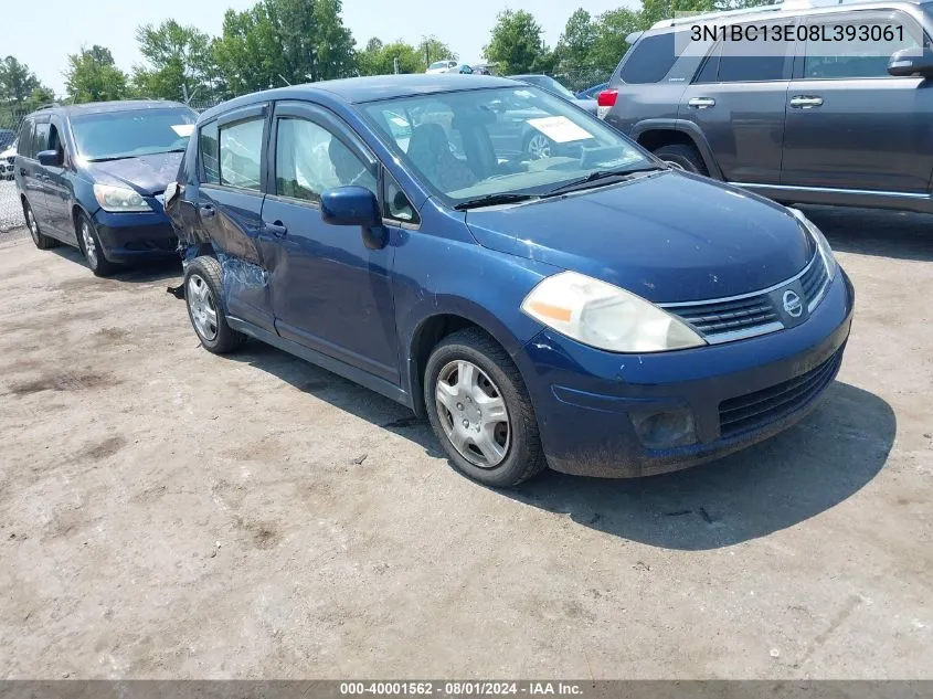 2008 Nissan Versa 1.8S VIN: 3N1BC13E08L393061 Lot: 40001562