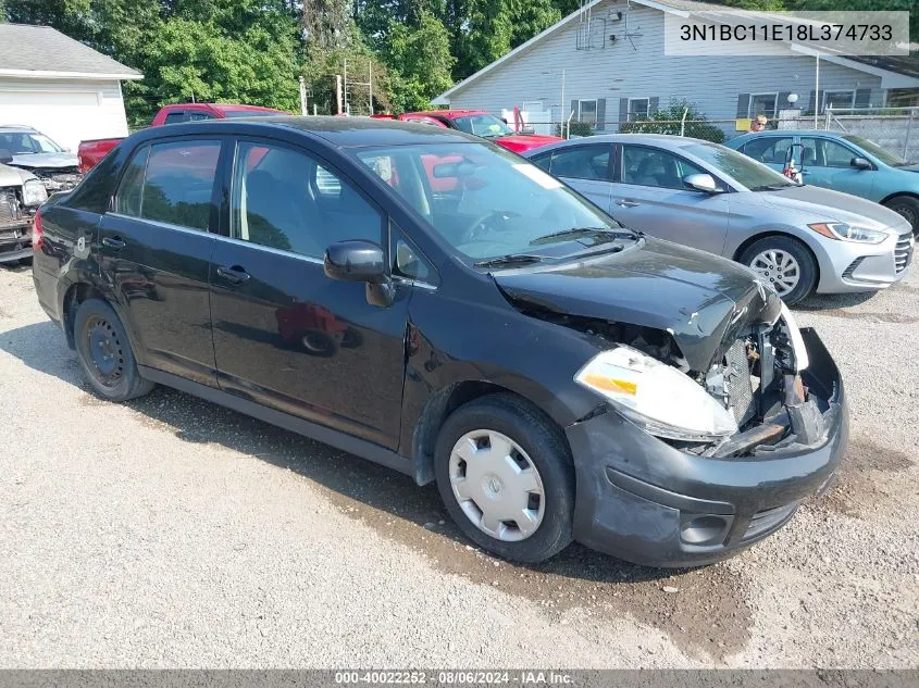 3N1BC11E18L374733 2008 Nissan Versa 1.8S