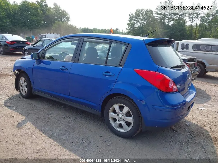 2008 Nissan Versa 1.8Sl VIN: 3N1BC13EX8L414627 Lot: 40094628