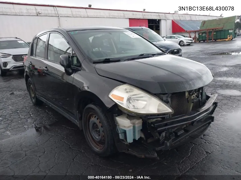 3N1BC13E68L430078 2008 Nissan Versa 1.8S