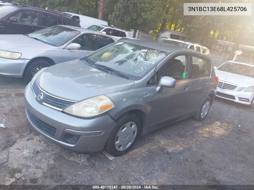 2008 Nissan Versa 1.8S VIN: 3N1BC13E68L425706 Lot: 40175347