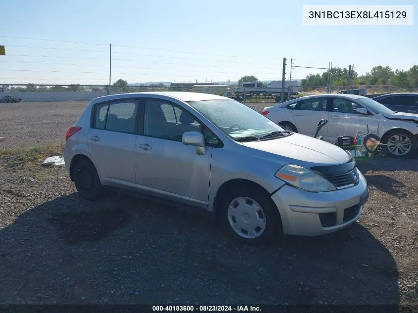 2008 Nissan Versa 1.8S VIN: 3N1BC13EX8L415129 Lot: 40183600