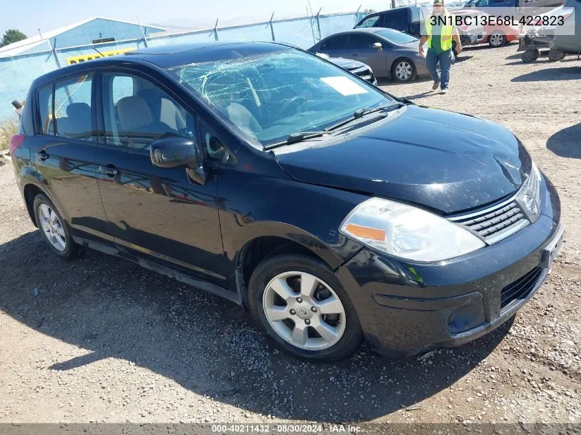 2008 Nissan Versa 1.8Sl VIN: 3N1BC13E68L422823 Lot: 40211432