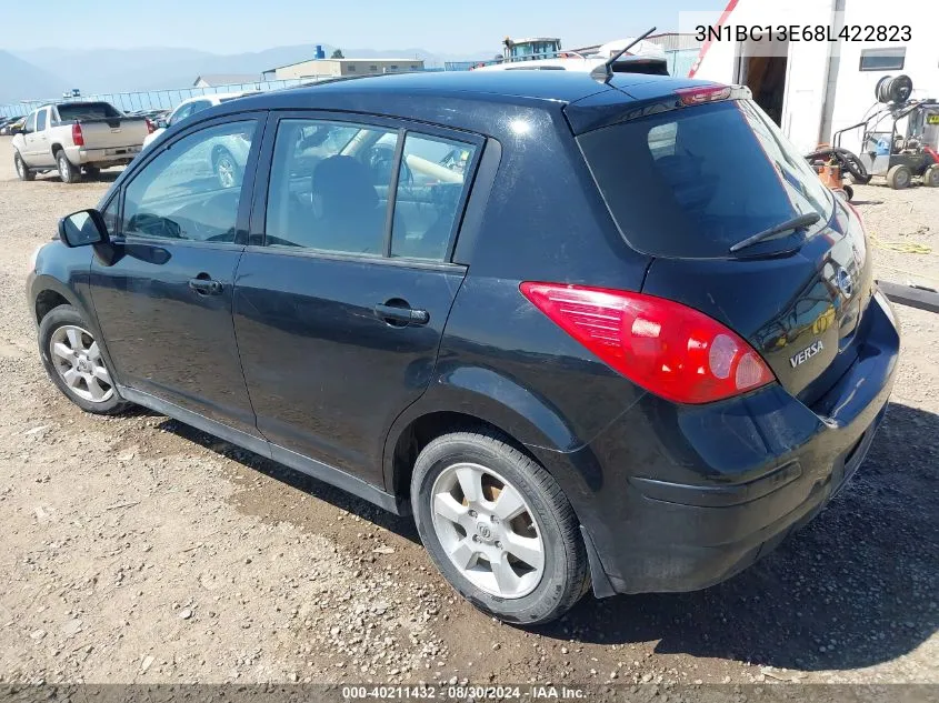 3N1BC13E68L422823 2008 Nissan Versa 1.8Sl