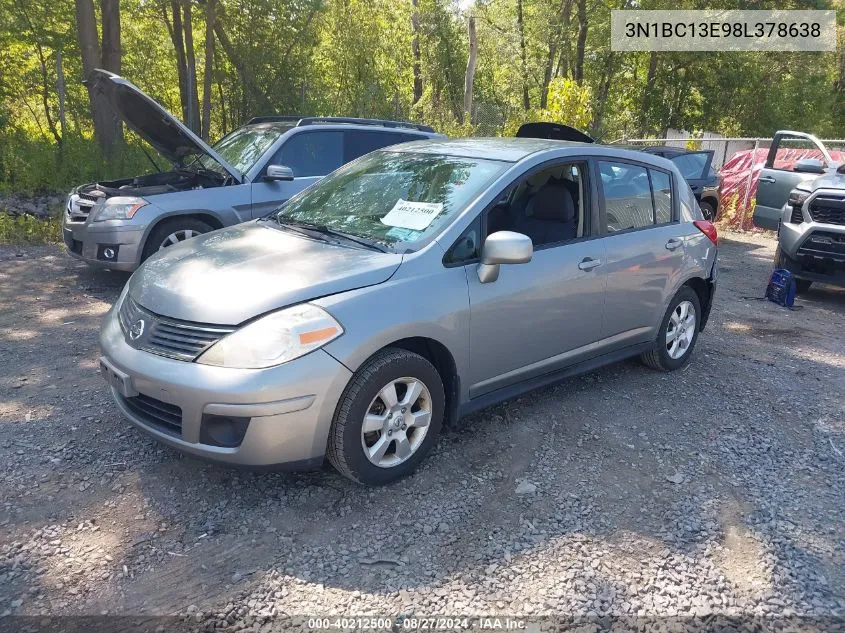 3N1BC13E98L378638 2008 Nissan Versa 1.8Sl