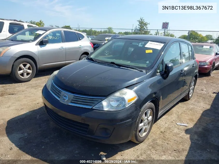 3N1BC13E98L367672 2008 Nissan Versa 1.8Sl